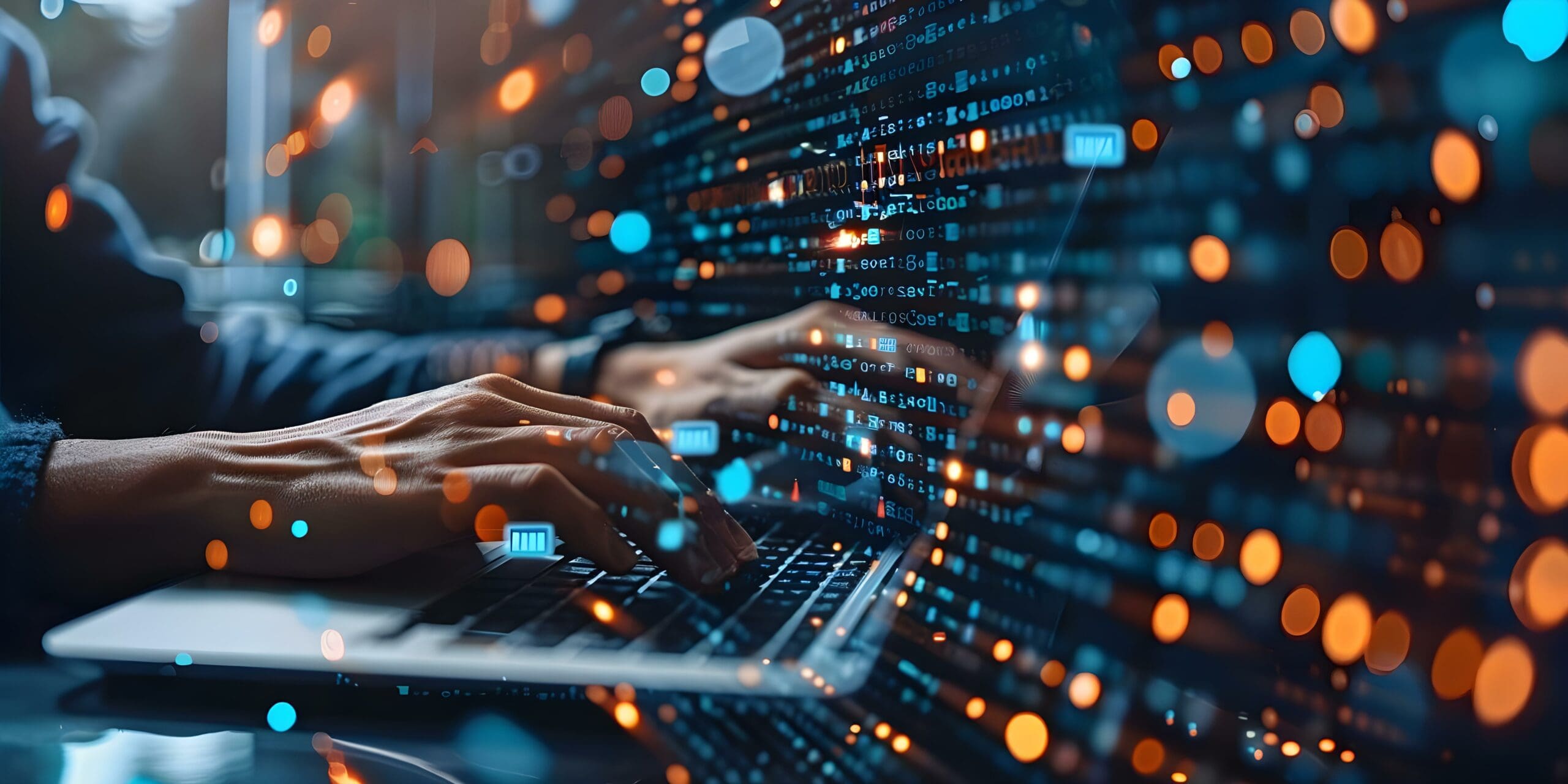 Securing Digital Networks: Defense Technology to Prevent Cyber Attacks and Ransomware Infiltration. Concept Cyber Defense Strategies, Ransomware Prevention, Network Security Technology