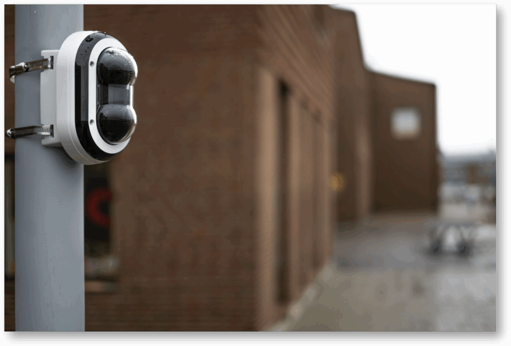 Surveillance Cameras installed by Axis Communications by CIS Data Services.