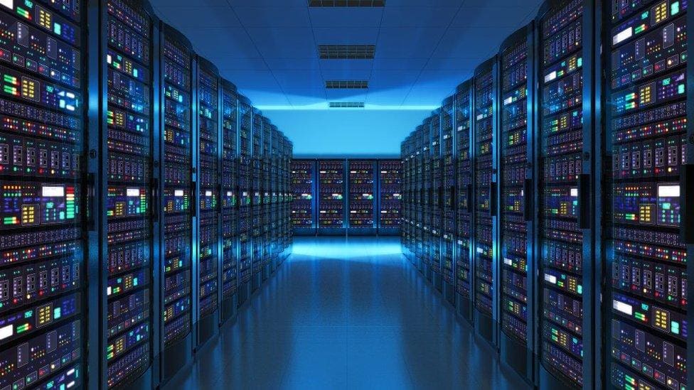 Cloud servers hosting business applications and data