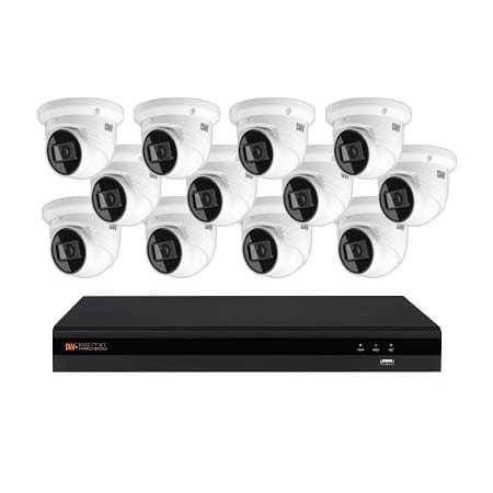 Multiple security cameras installed for comprehensive building coverage